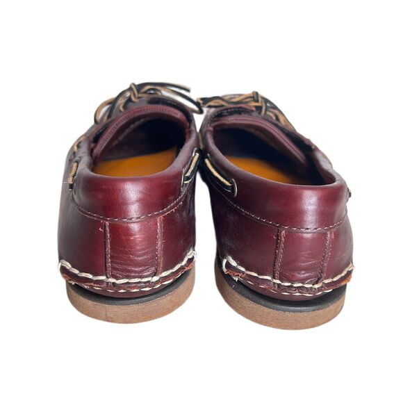 Timberland Classic 2-Eye Boat Shoes Mens 11.5 Brown Leather Non Marring Soles - Picture 6 of 10